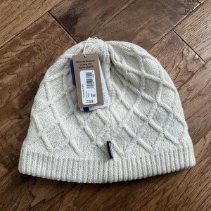 Patagonia Women's Honeycomb Knit Beanie White Birch NEW